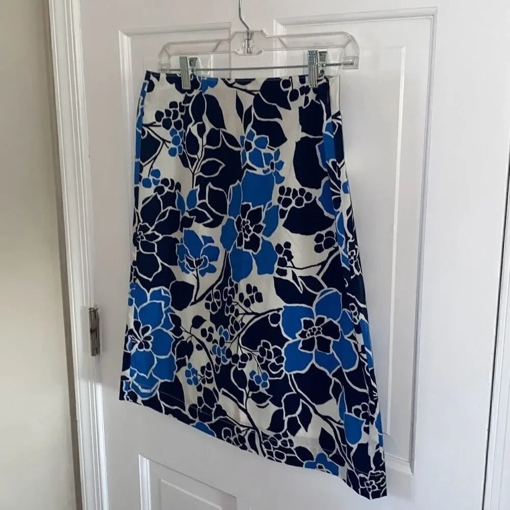 🔥3/$20🔥 G.H. Bass cotton floral skirt size 4